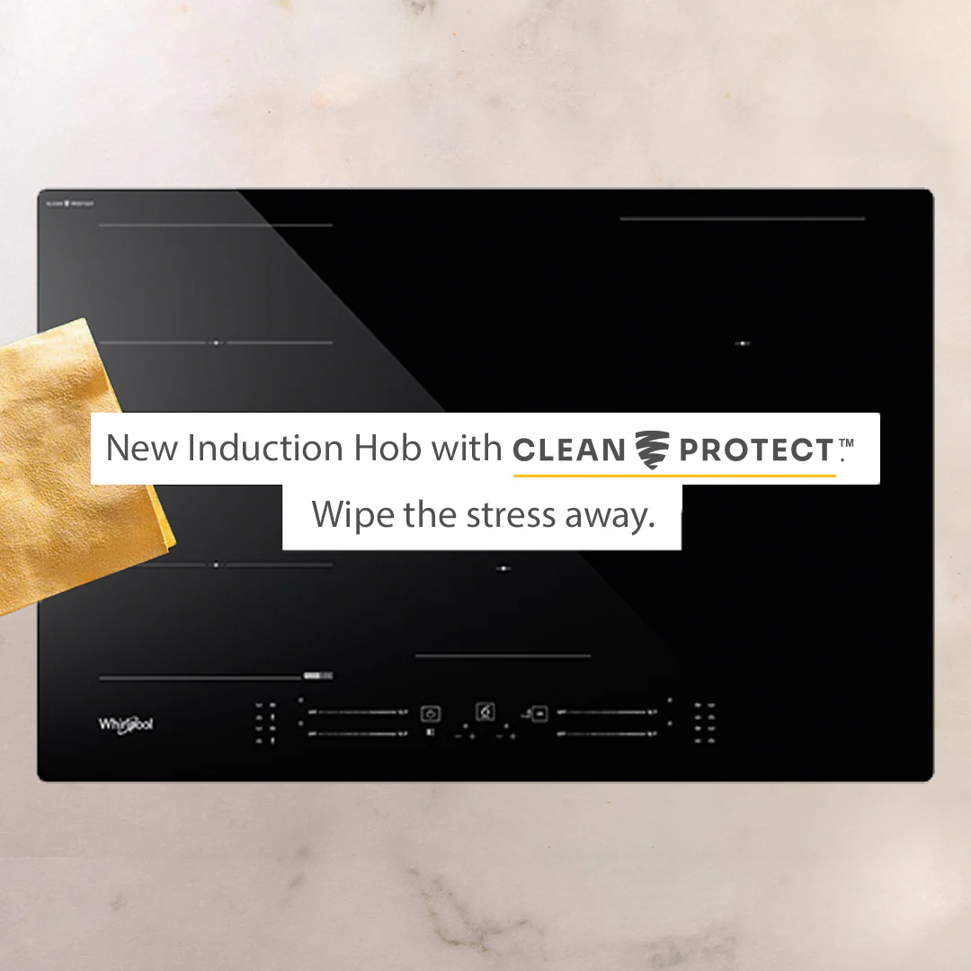 Whirlpool 80CM 4 Zones Induction Hob with CleanProtect - Black | WF S1577 CPNE - Image 11