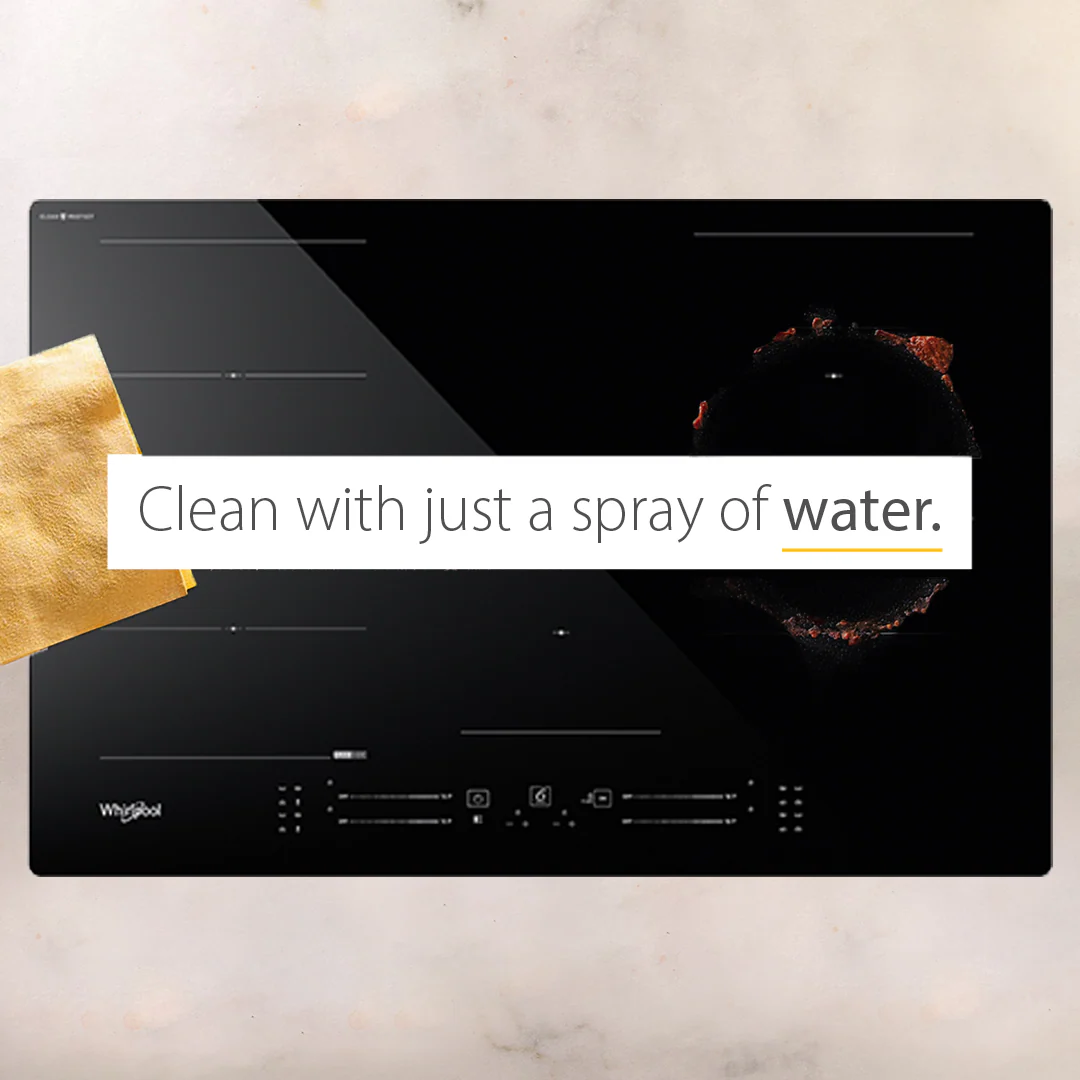 Whirlpool 80CM 4 Zones Induction Hob with CleanProtect - Black | WF S1577 CPNE - Image 12