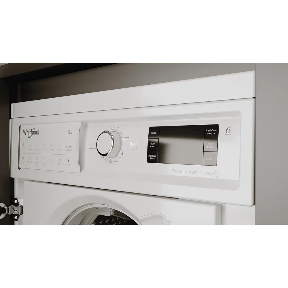 Whirlpool 9KG 1400RPM Built-In Washing Machine - White | BIWMWG91485UK - Image 8