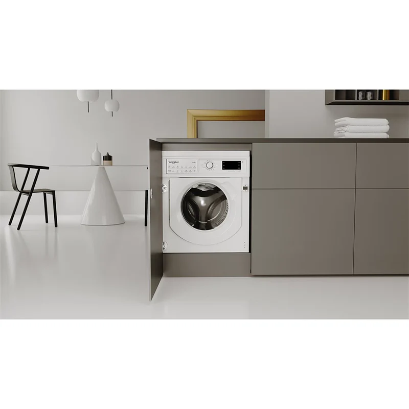 Whirlpool 9KG/6KG 1400RPM Built-In Washer Dryer - White | BIWDWG961485UK - Image 8