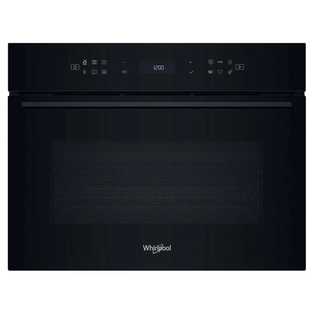 Whirlpool Collection W7 53L Built-In Microwave Oven with Grill - Black | WCW7O7HTSBUK
