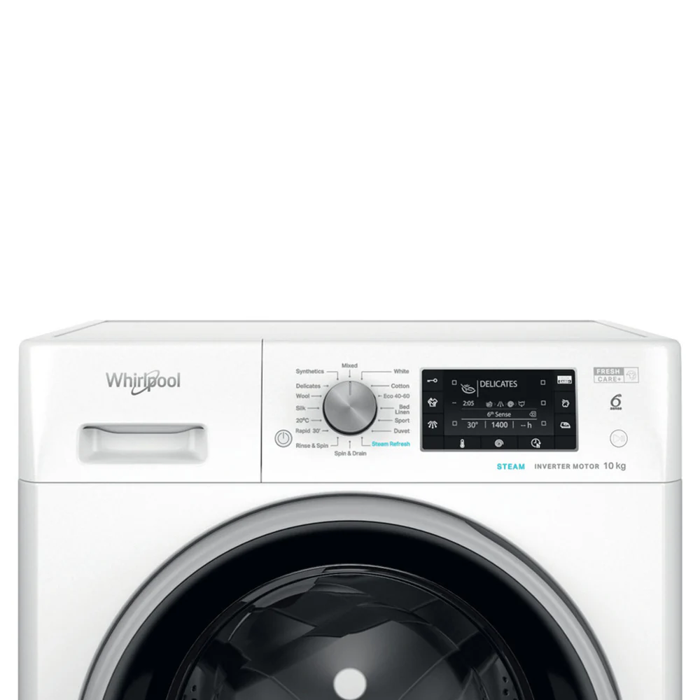 Whirlpool FreshCare+ 10KG 1400RPM Freestanding Washing Machine - White | FFD10489BSVUK - Image 5