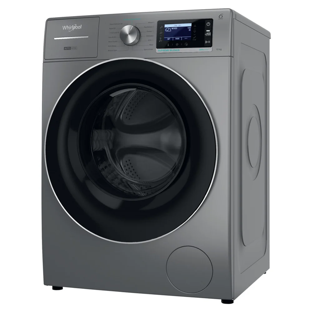 Whirlpool Supreme Silence 10KG 1400RPM Freestanding Washing Machine - Silver | W8 09ADS SILENCE UK - Image 3