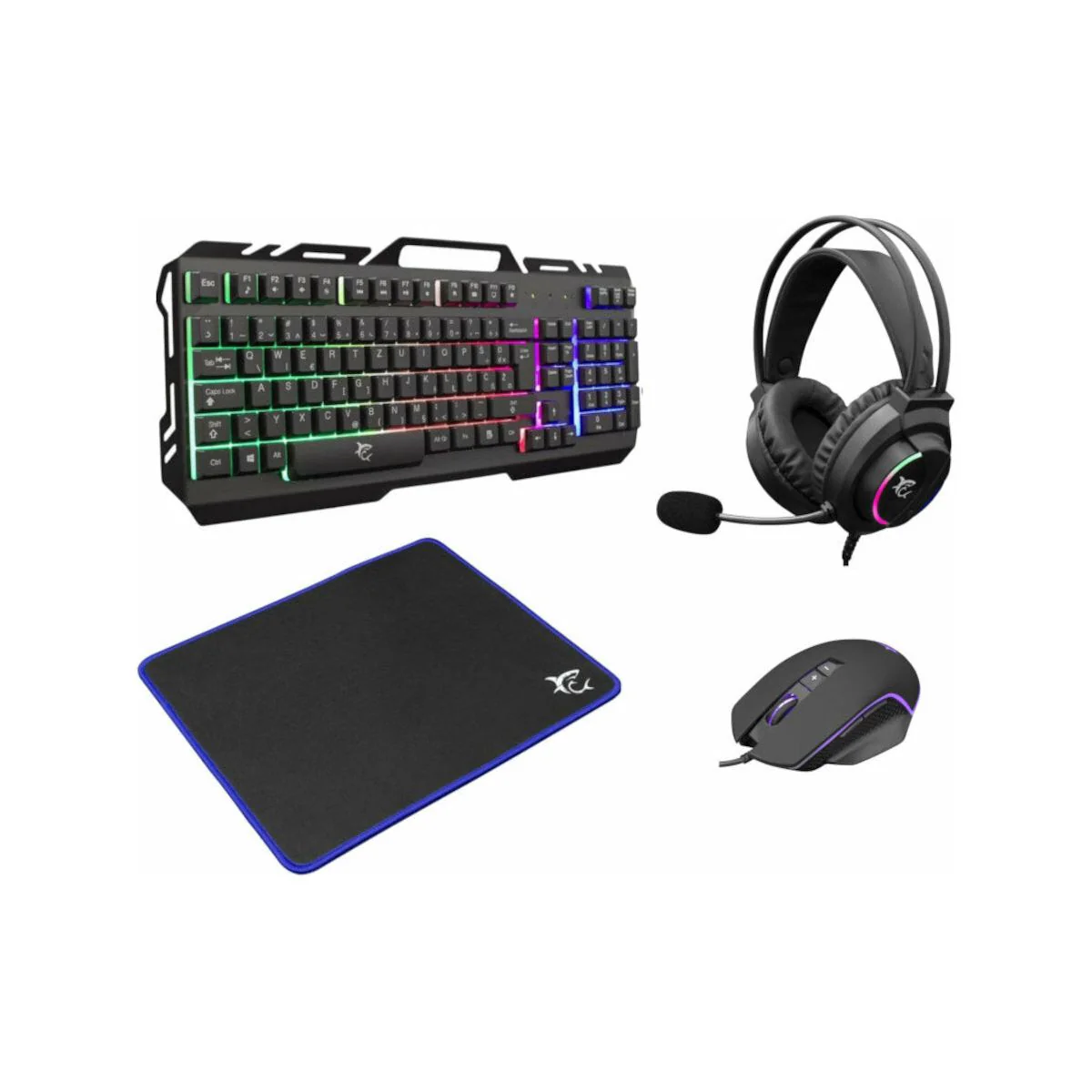 White Shark GC-4103 Cheyenne 4 in 1 Gaming Combo Set - Black | CHEYENNE - Image 2
