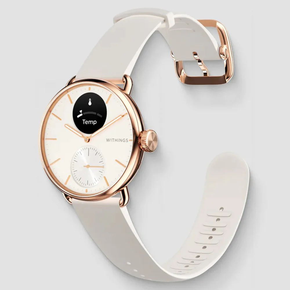Withings ScanWatch 2 38MM Smart Watch - Rose Gold | HWA10-MODEL 3 - Image 3