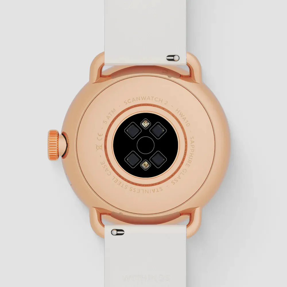 Withings ScanWatch 2 38MM Smart Watch - Rose Gold | HWA10-MODEL 3 - Image 4