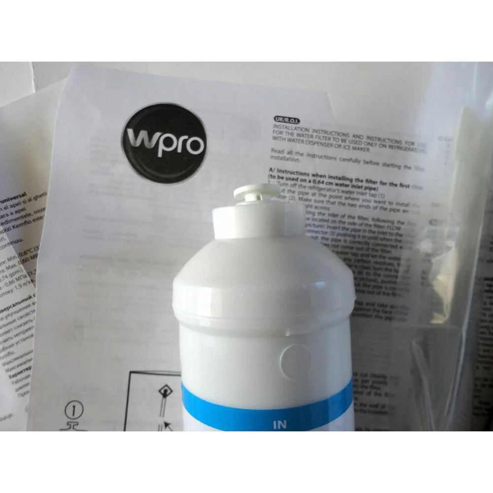 WPRO Universal External Water Filter for Fridge Freezer - White | 479683 - Image 5