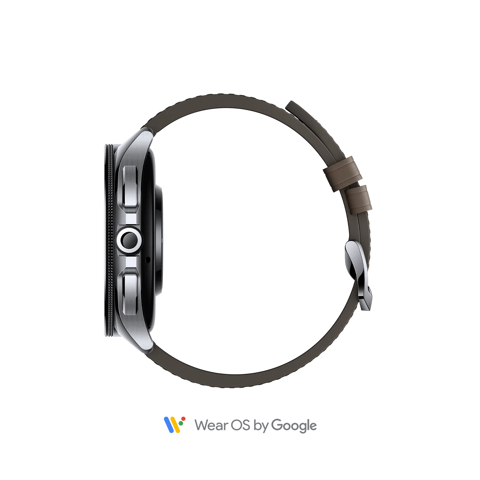 Xiaomi Watch 2 Pro 48MM Smart Watch with Brown Leather Strap - Silver | BHR7216GL - Image 2