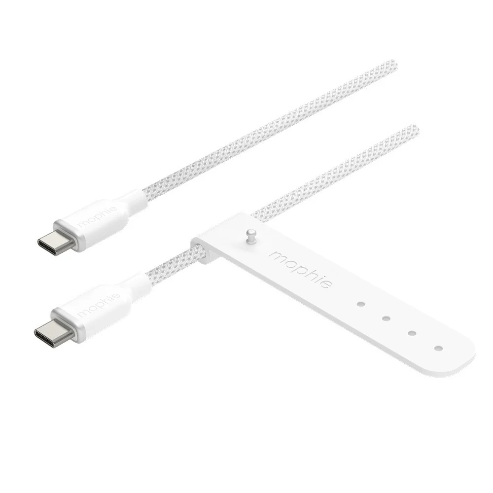 Zagg Charge Stream 2M USB-C to USB-C Charging Cable - White | 409912828