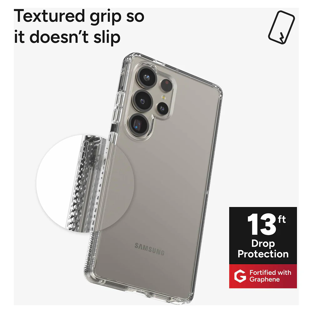 Zagg Crystal Palace Case for Samsung Galaxy S25 Ultra - Clear | 702317275 - Image 2