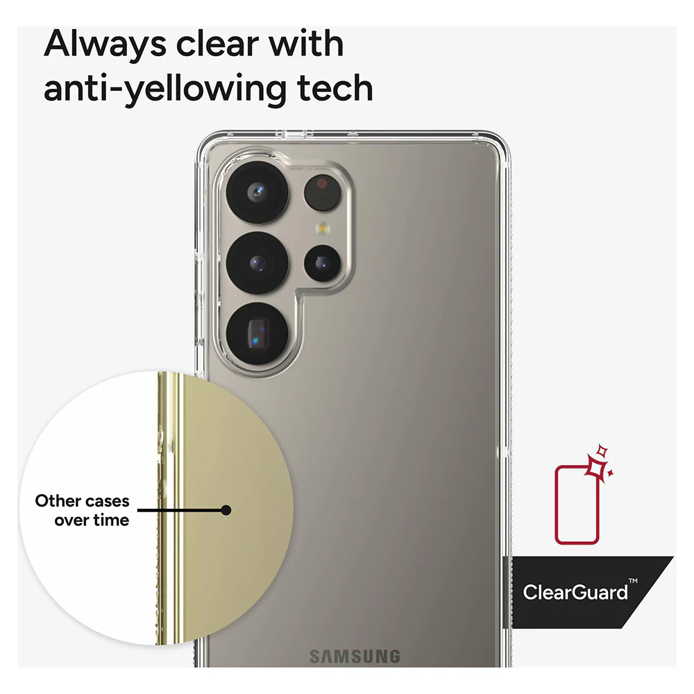 Zagg Crystal Palace Case for Samsung Galaxy S25 Ultra - Clear | 702317275 - Image 3
