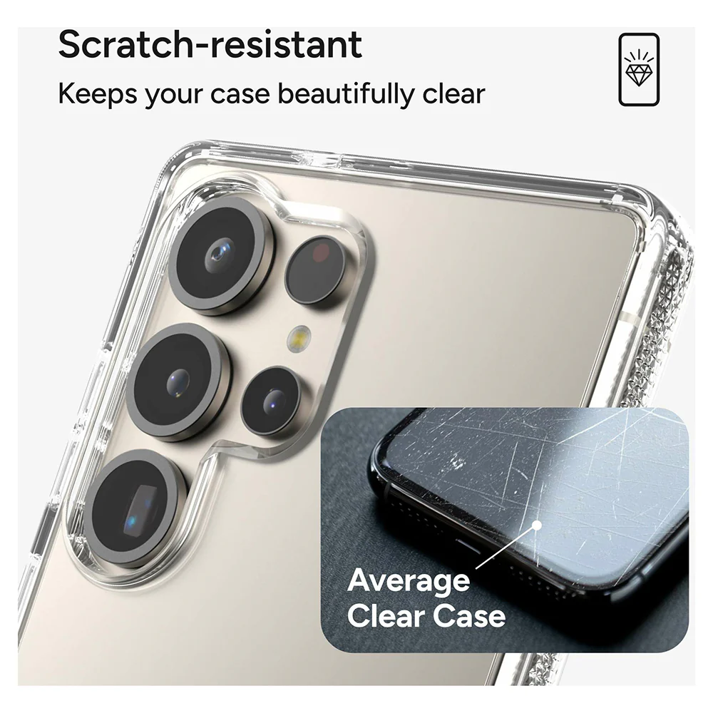 Zagg Crystal Palace Case for Samsung Galaxy S25 Ultra - Clear | 702317275 - Image 5