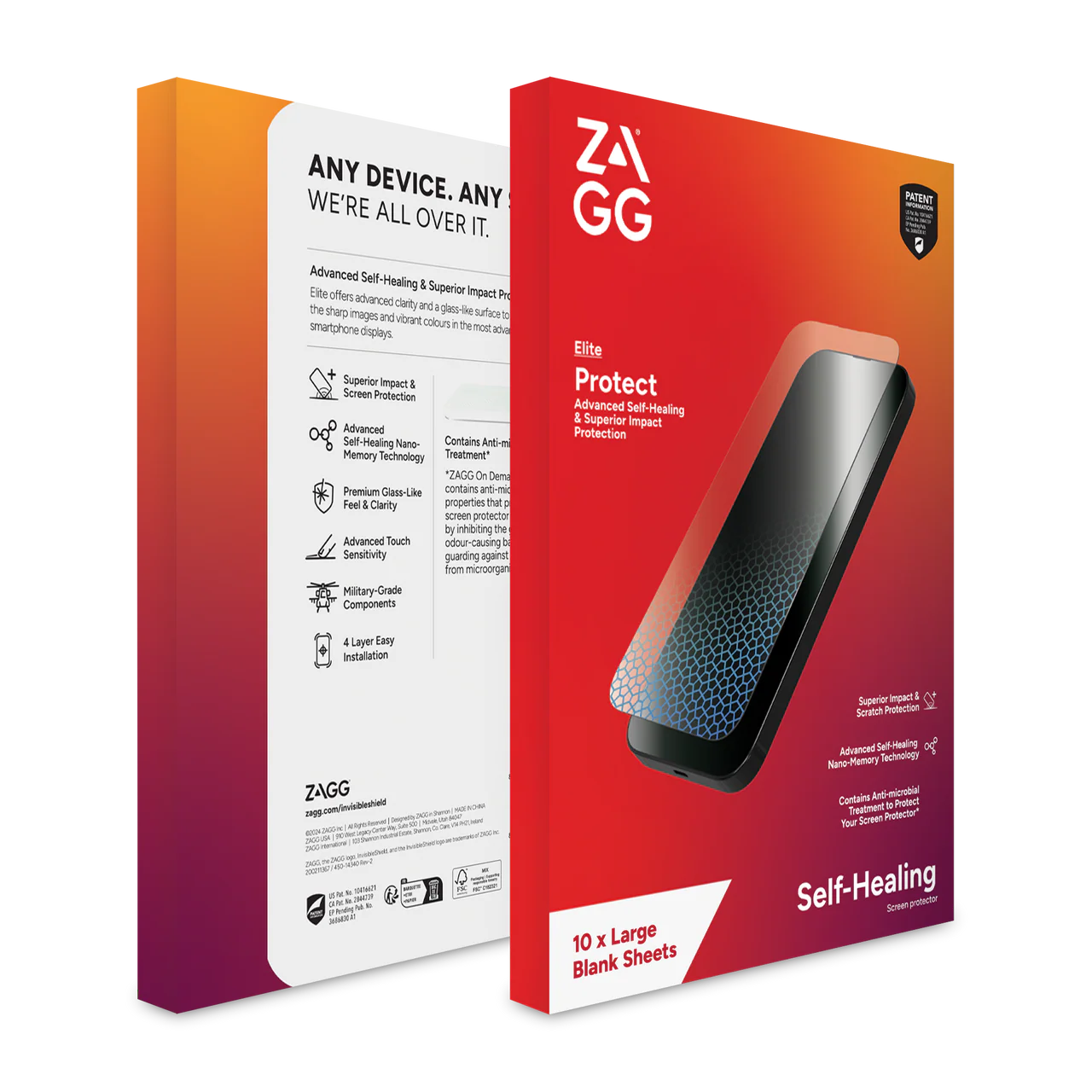 Zagg Demand Elite Film Screen Protector Pack of 10 | 200211367 - Image 3