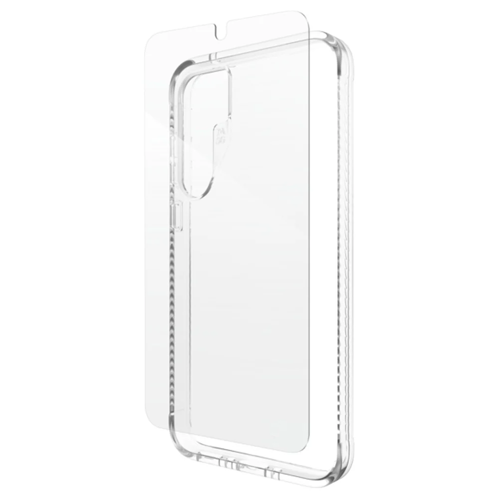 Zagg Luxe & Glass 360 Protect Case with Screen Protector Bundle for Galaxy A55 5G - Clear | 100514203