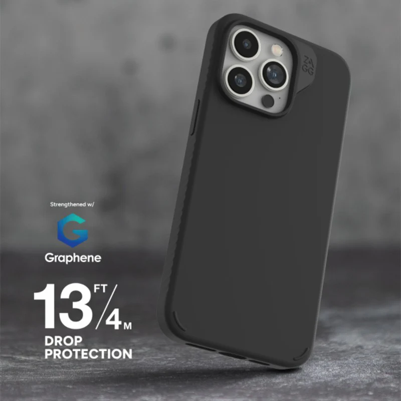 Zagg Manhattan Snap Case For iPhone 15 Pro Max - Black | 702312679 - Image 5