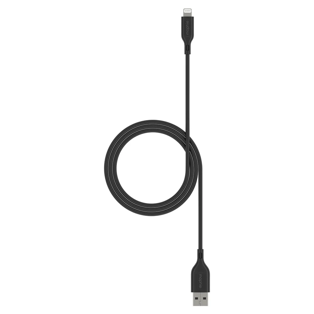 Zagg Mophie 1M USB-A to Lightning Cable - Black | 409911864 - Image 2